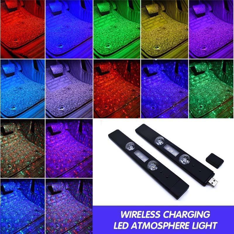 Lampe d'ambiance LED à intensité variable avec recharge sans fil