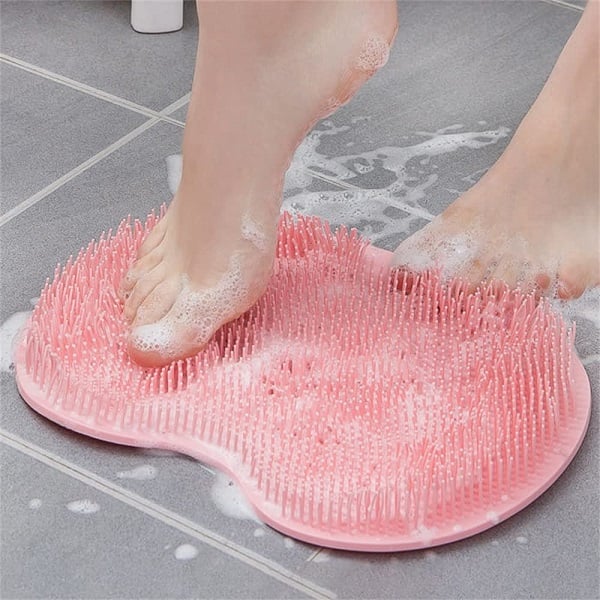 Jusqu'à -50 % sur le tapis de massage exfoliant pour douche : 500 picots en caoutchouc souple et ventouses renforcées. Nettoie et masse les pieds, le dos et les zones difficiles d'accès. Indispensable sous la douche.
