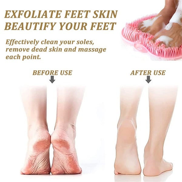 Jusqu'à -50 % sur le tapis de massage exfoliant pour douche : 500 picots en caoutchouc souple et ventouses renforcées. Nettoie et masse les pieds, le dos et les zones difficiles d'accès. Indispensable sous la douche.