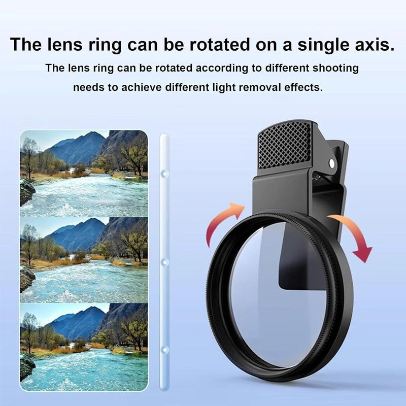 Réduction limitée de 50 % – Filtre polarisant circulaire à clip ultra-mince