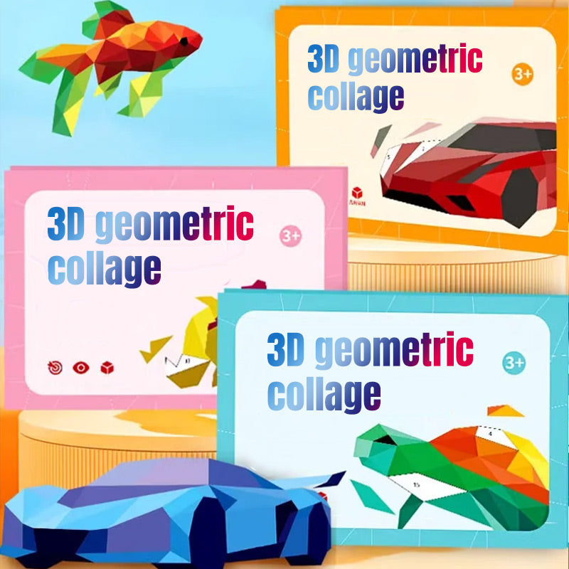Children's Puzzle Sticker Book Set