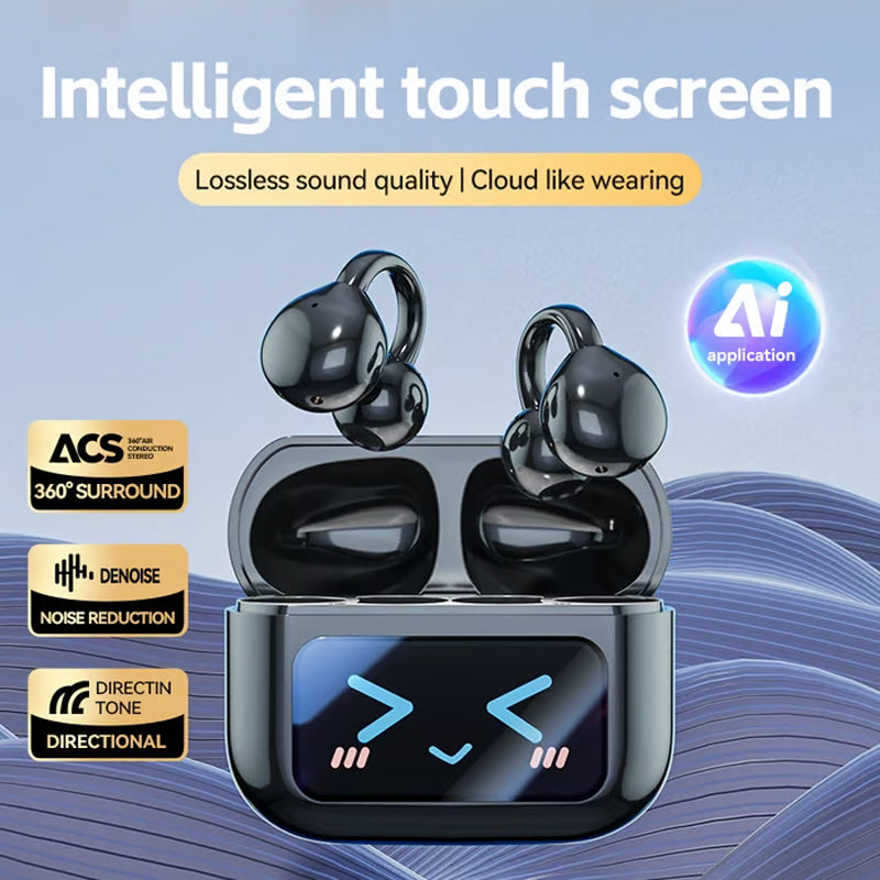 Hot Sale 2025 Ear Clip Bluetooth Earbuds - Wireless Music Freedom with Style and Convenience