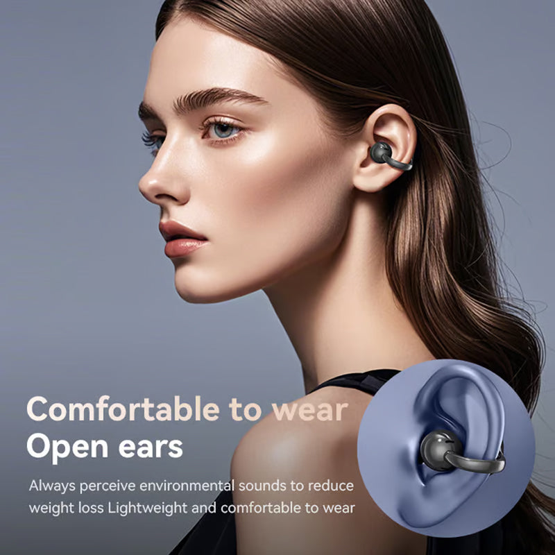 Hot Sale 2025 Ear Clip Bluetooth Earbuds - Wireless Music Freedom with Style and Convenience