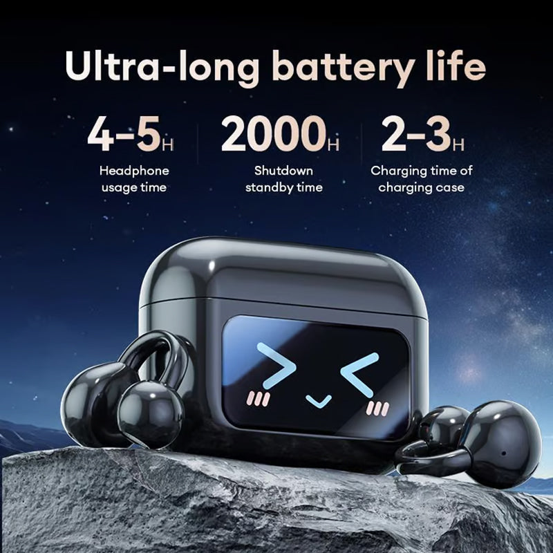 Hot Sale 2025 Ear Clip Bluetooth Earbuds - Wireless Music Freedom with Style and Convenience