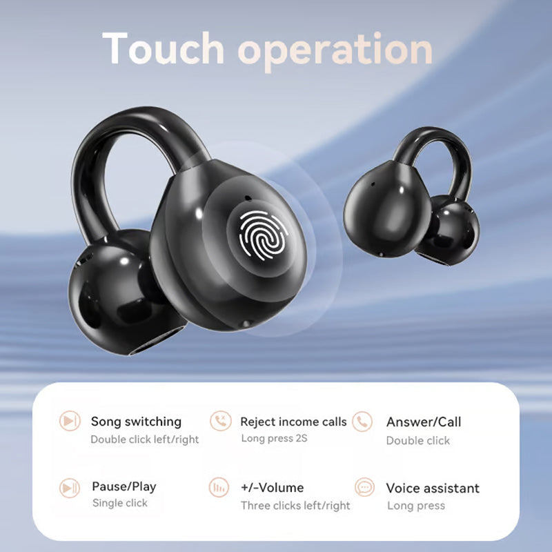 RÉDUCTION Écouteurs Bluetooth clip 2026 Liberté sans fil, musique partout et design élégant