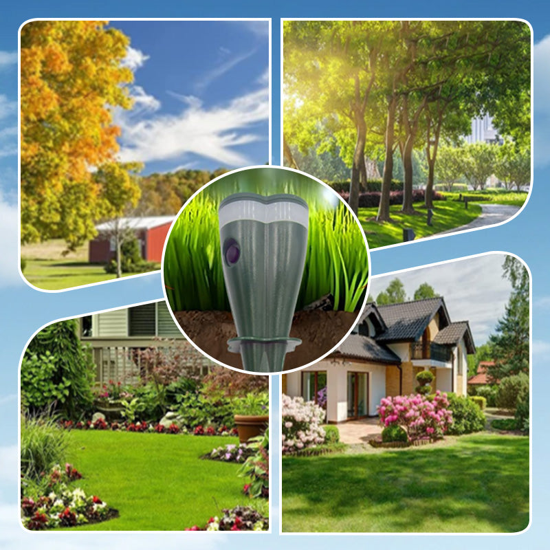 Spring: 50% discount Screw-in, waterproof and solar-powered mole repellent for outdoor use