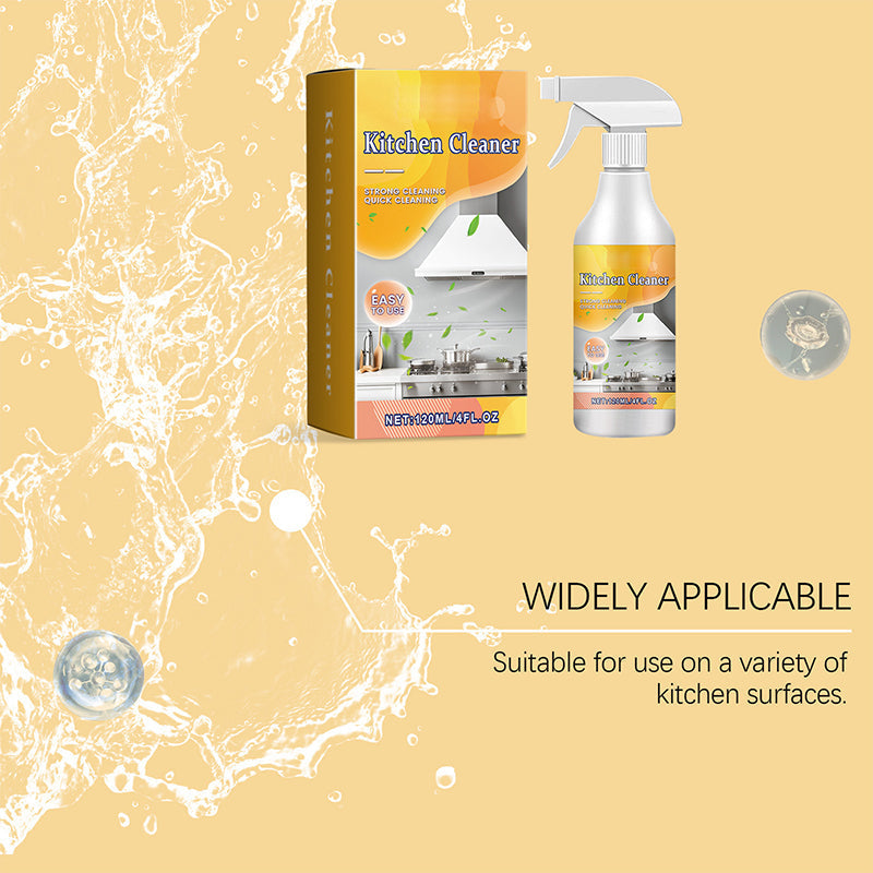 Spray dégraissant efficace pour la cuisine Dissout la graisse comme par magie Un seul spray, pas de récurage votre cuisine reste impeccable.
