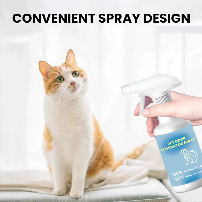 Pet odor remover spray