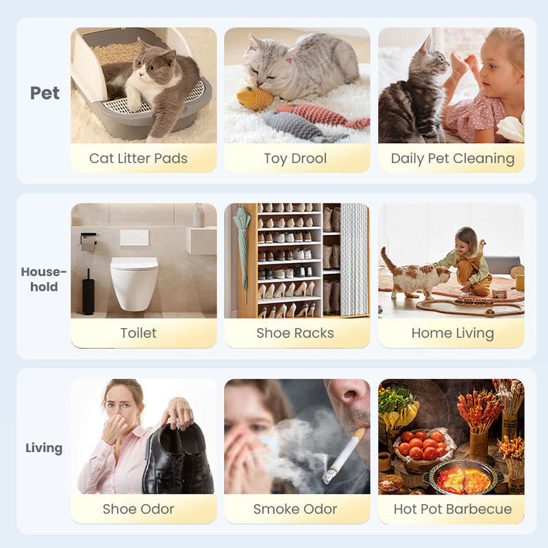 Pet odor remover spray
