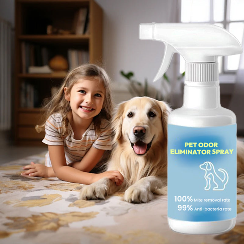 Pet odor remover spray