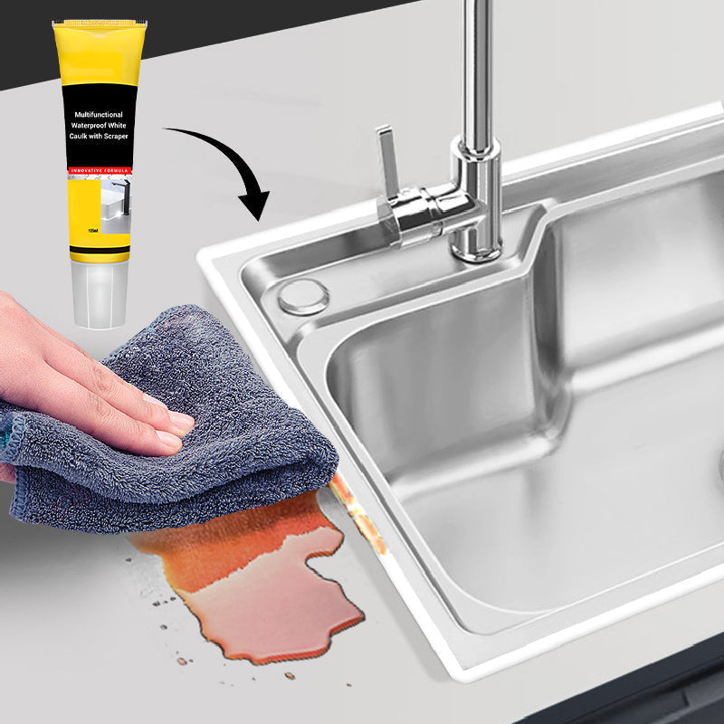 BUY 2 - GET 1 FREE White Waterproof Multifunction Sealant - Waterproof Sealant for Joints, Edges, and Repairs