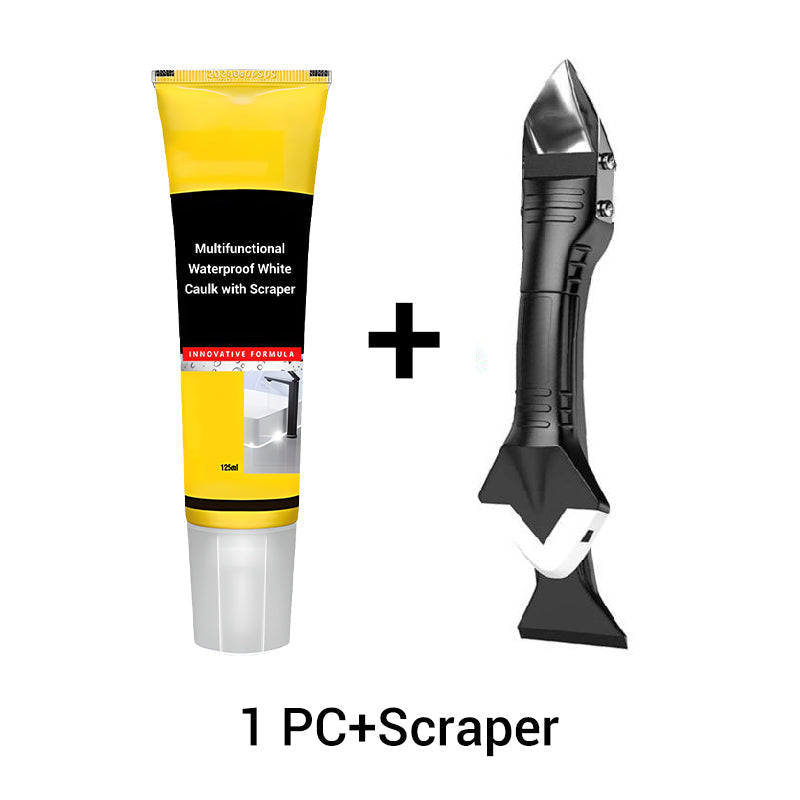 BUY 2 - GET 1 FREE White Waterproof Multifunction Sealant - Waterproof Sealant for Joints, Edges, and Repairs