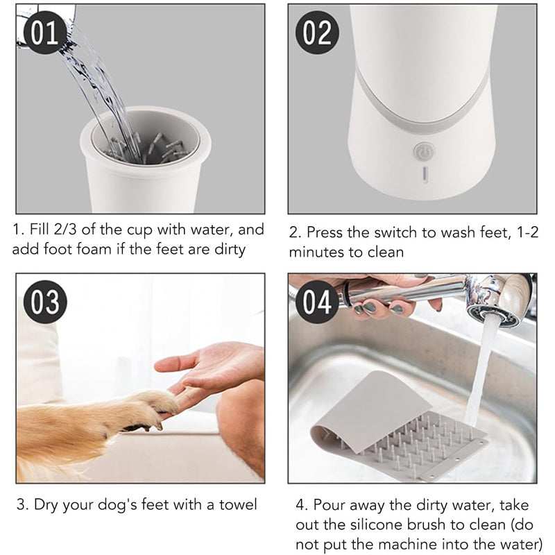 Smart Rotating Pet Paw Brush Now -50%