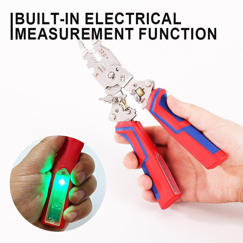 Pince multifonction pliable pour électriciens avec fonction de mesure électrique