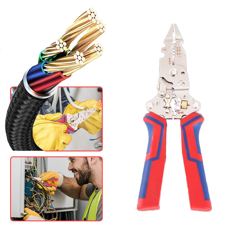 Pince multifonction pliable pour électriciens avec fonction de mesure électrique