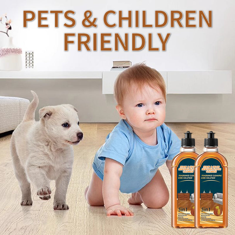 Floor cleaner Stains and odours eliminated in seconds