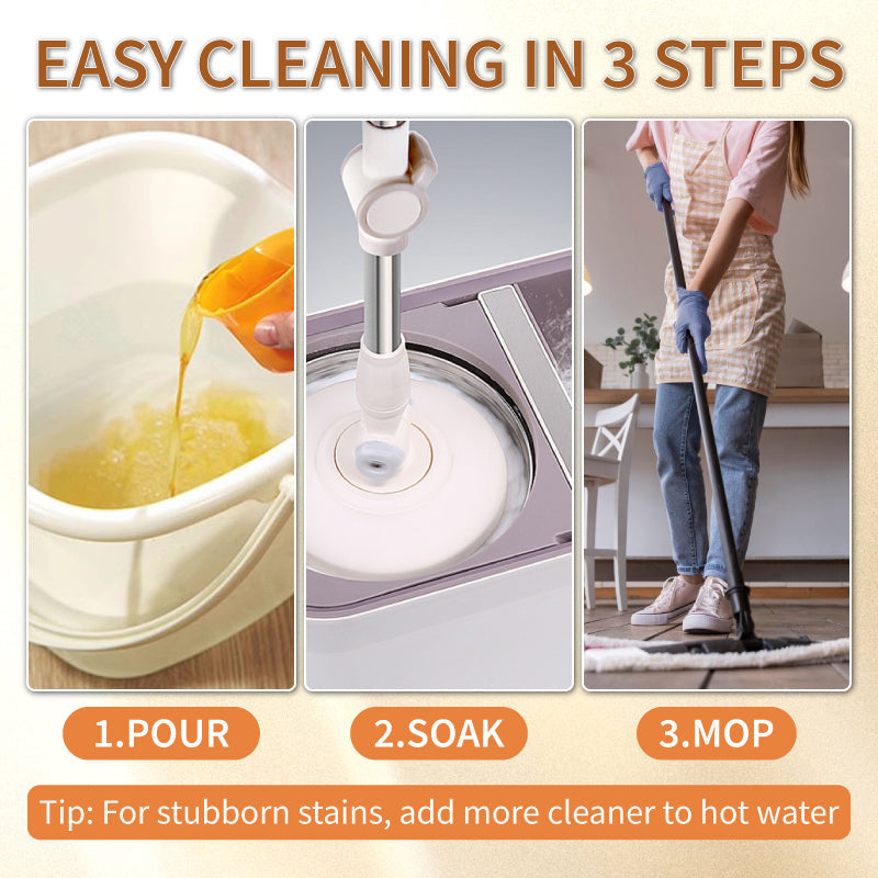 Floor cleaner Stains and odours eliminated in seconds