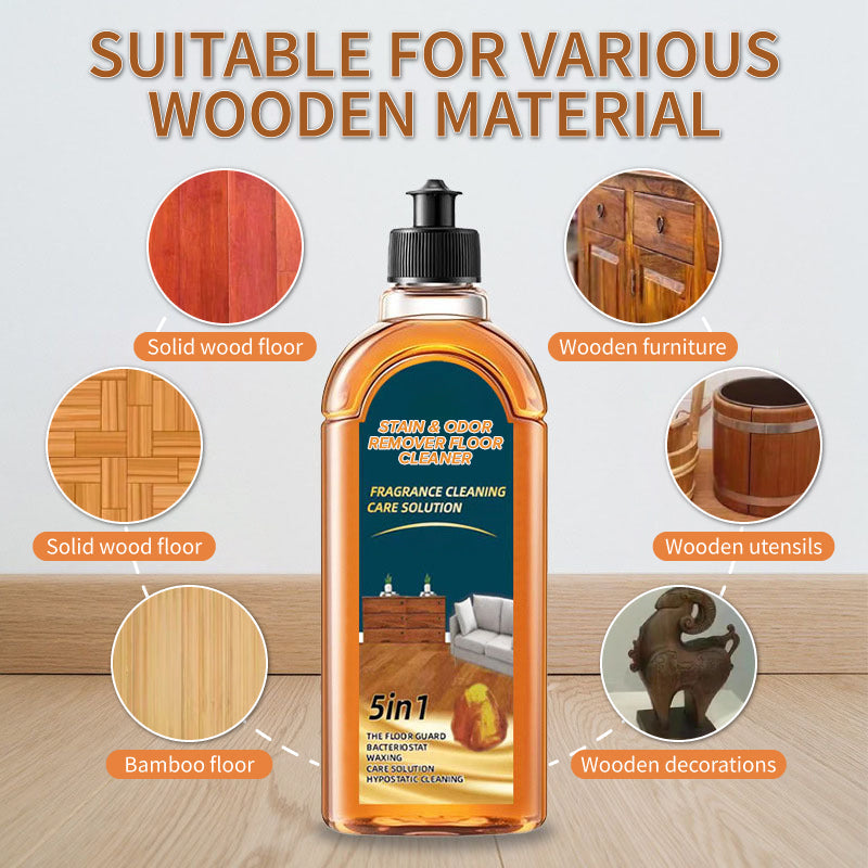 Floor cleaner Stains and odours eliminated in seconds