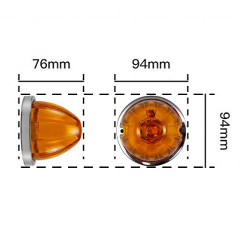 2025 0 % ~ pour des feux indicateurs de pastèque à LED, des feux de position latéraux pour tous les camions et remorques.