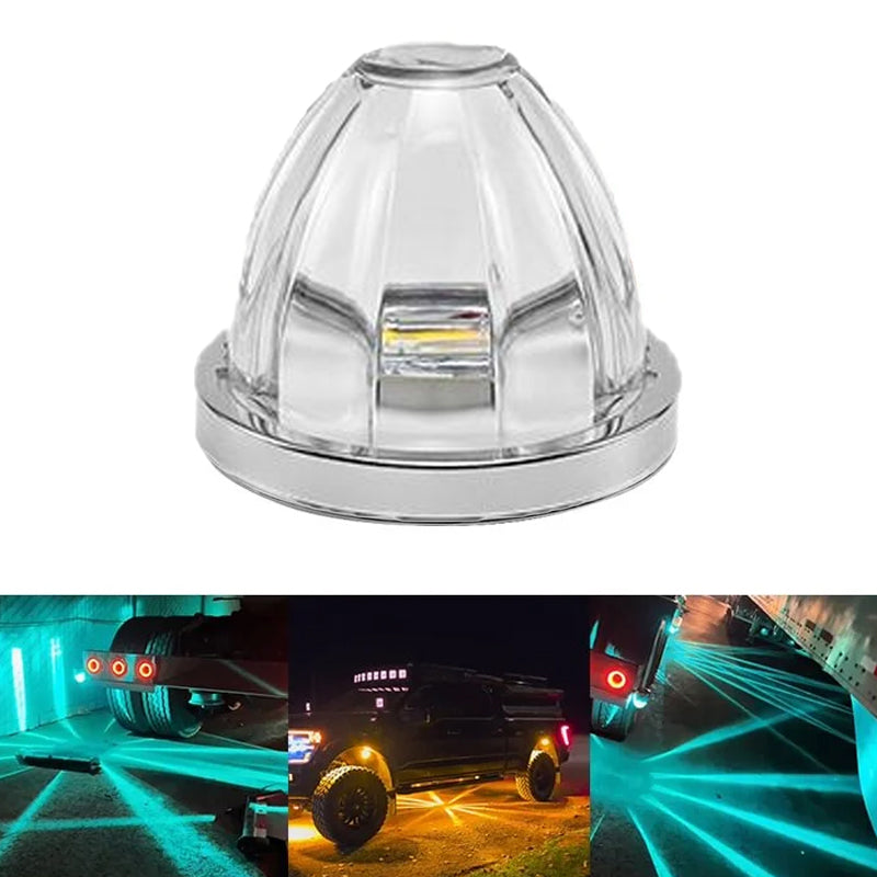 2025 0 % ~ pour des feux indicateurs de pastèque à LED, des feux de position latéraux pour tous les camions et remorques.