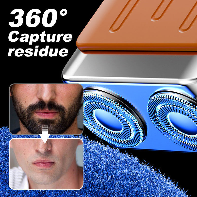 Mini rasoir électrique rotatif portable pour hommes