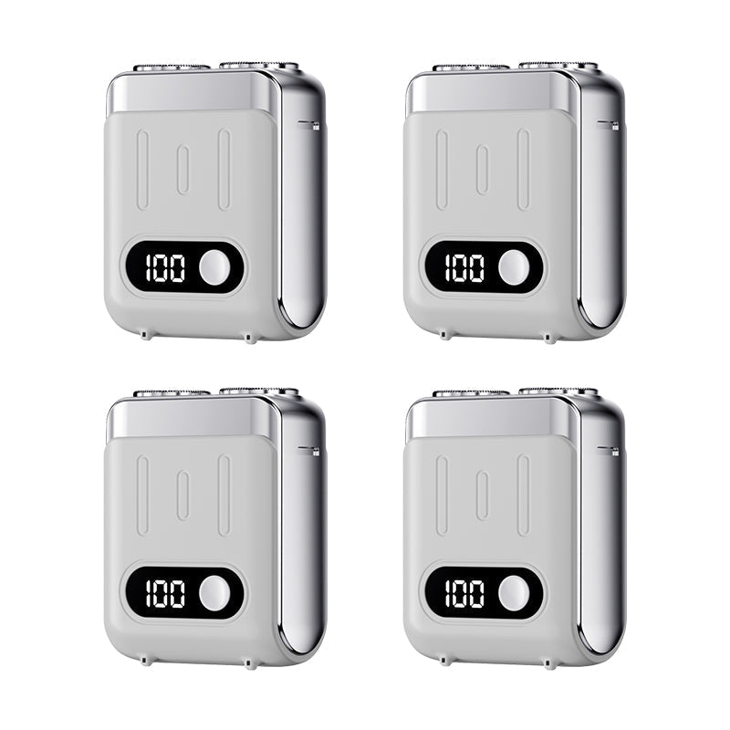 Mini rasoir électrique rotatif portable pour hommes