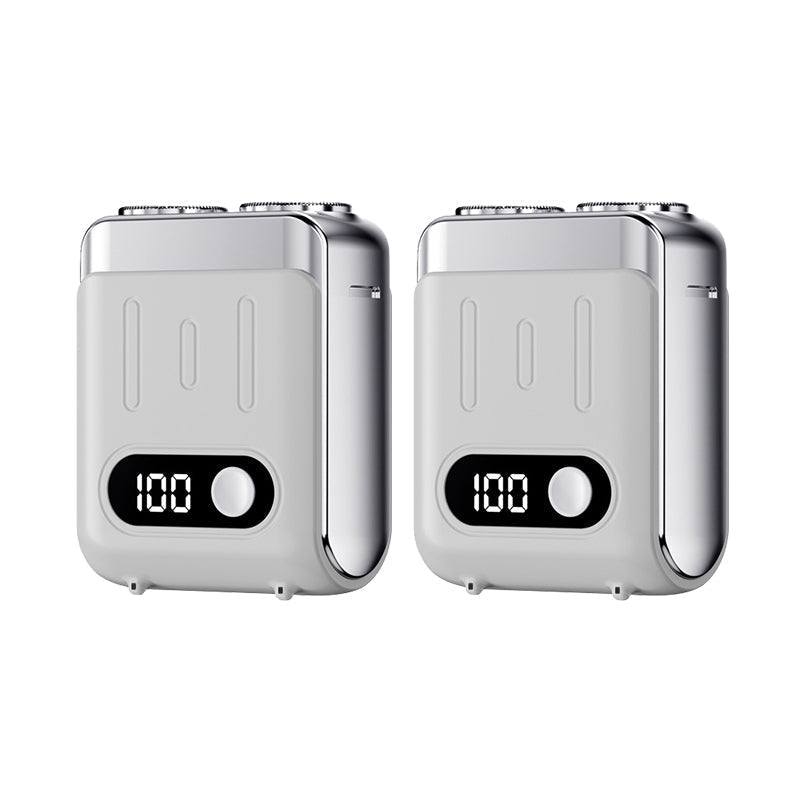 Mini rasoir électrique rotatif portable pour hommes