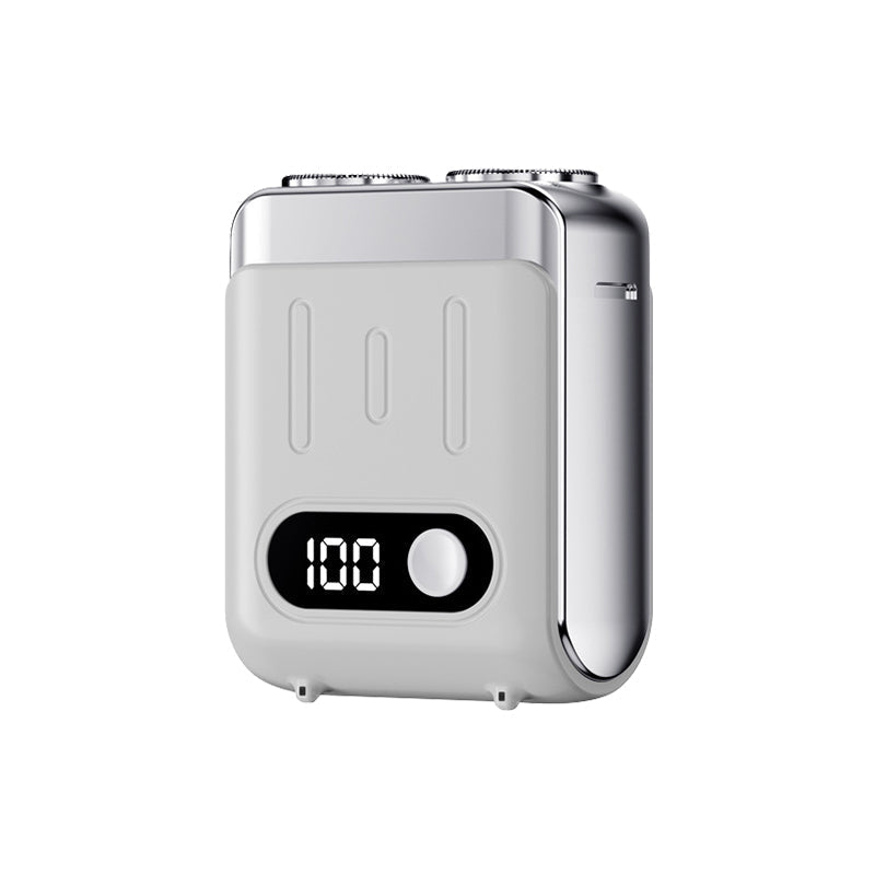 Mini rasoir électrique rotatif portable pour hommes