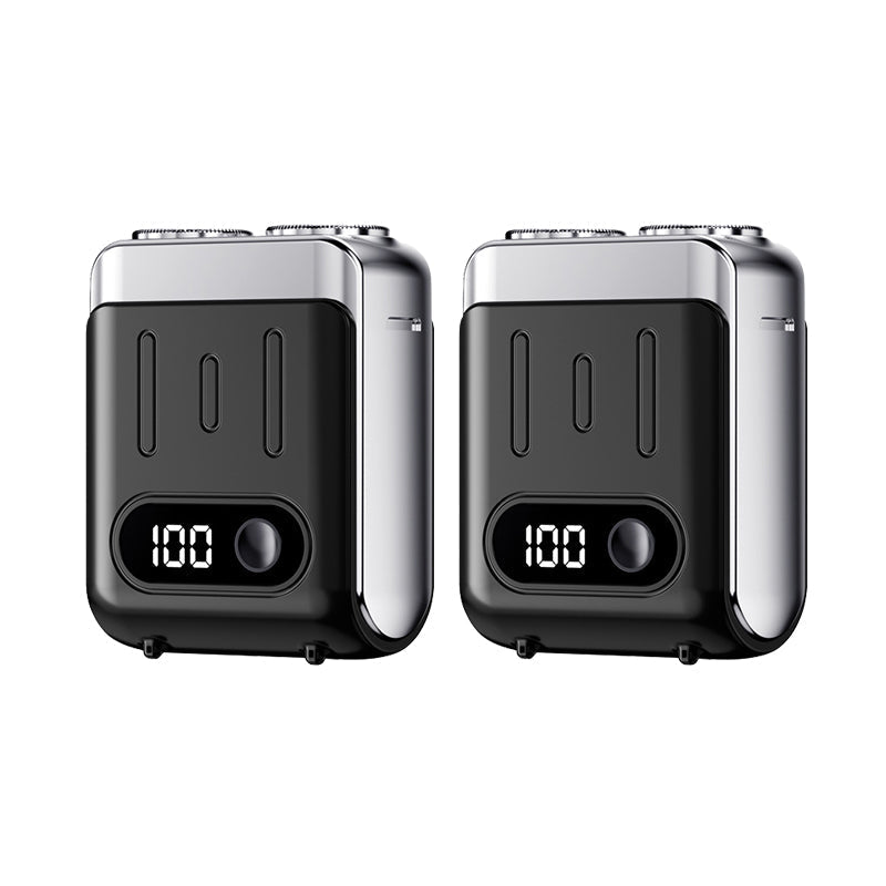 Mini rasoir électrique rotatif portable pour hommes
