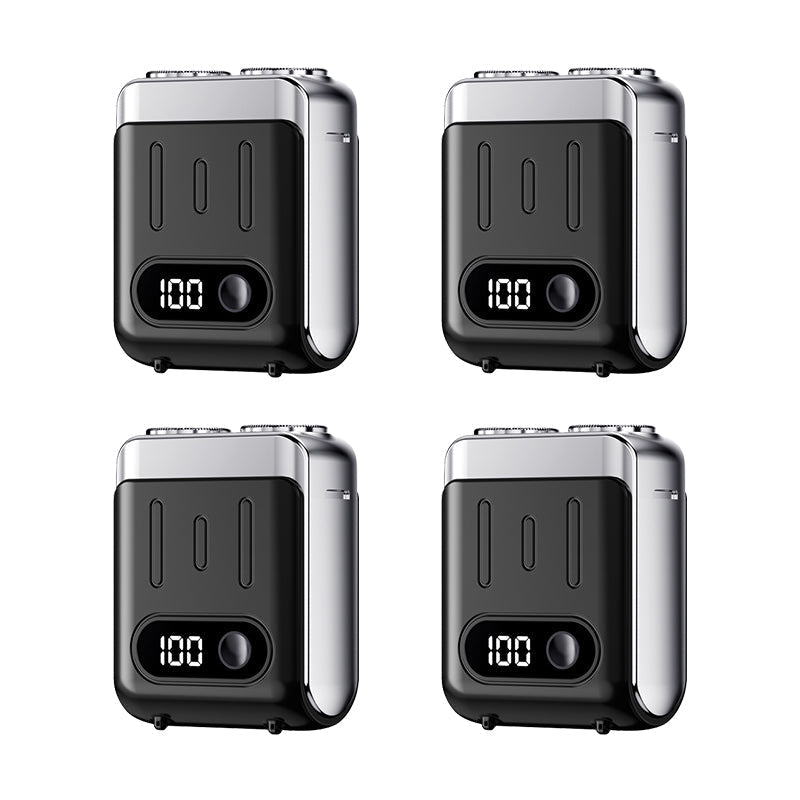 Mini rasoir électrique rotatif portable pour hommes
