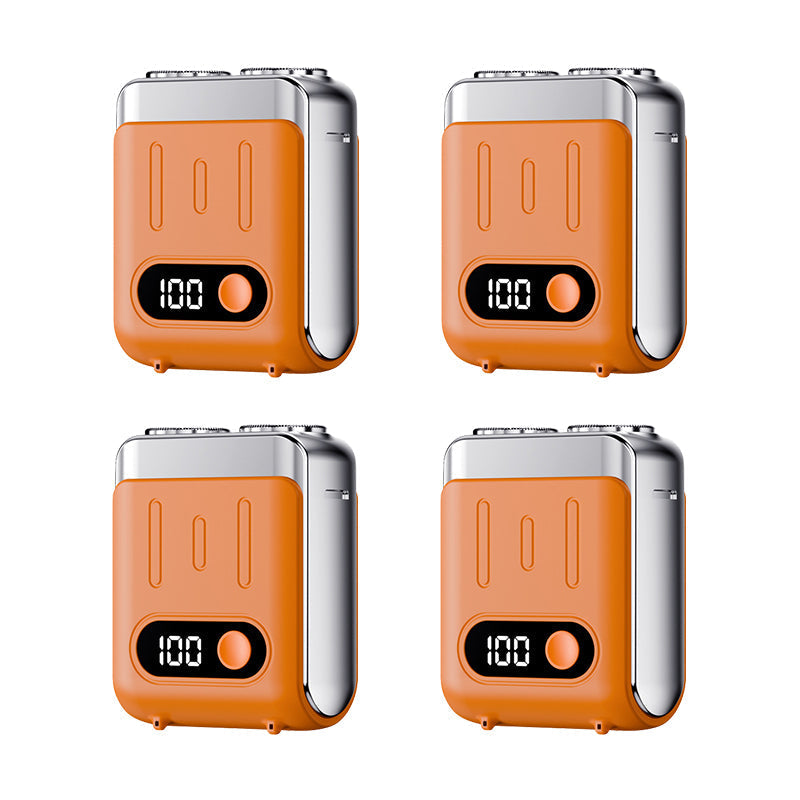 Mini rasoir électrique rotatif portable pour hommes