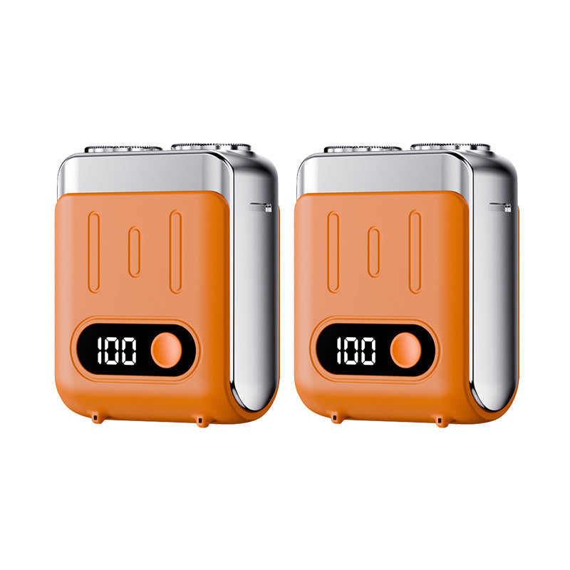 Mini rasoir électrique rotatif portable pour hommes