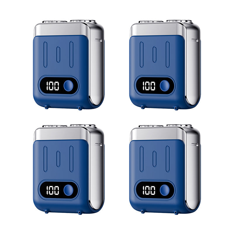 Mini rasoir électrique rotatif portable pour hommes