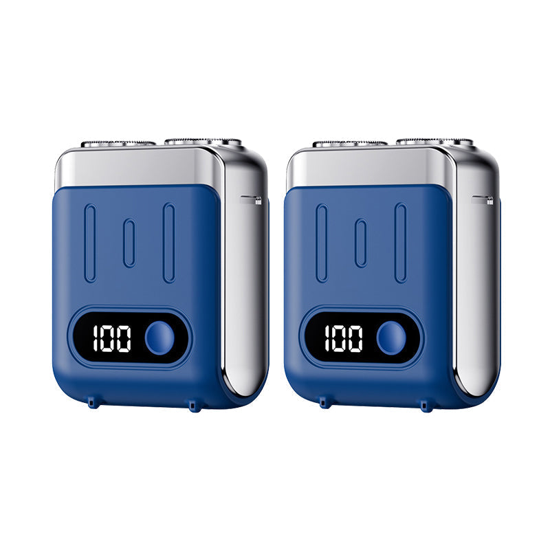 Mini rasoir électrique rotatif portable pour hommes