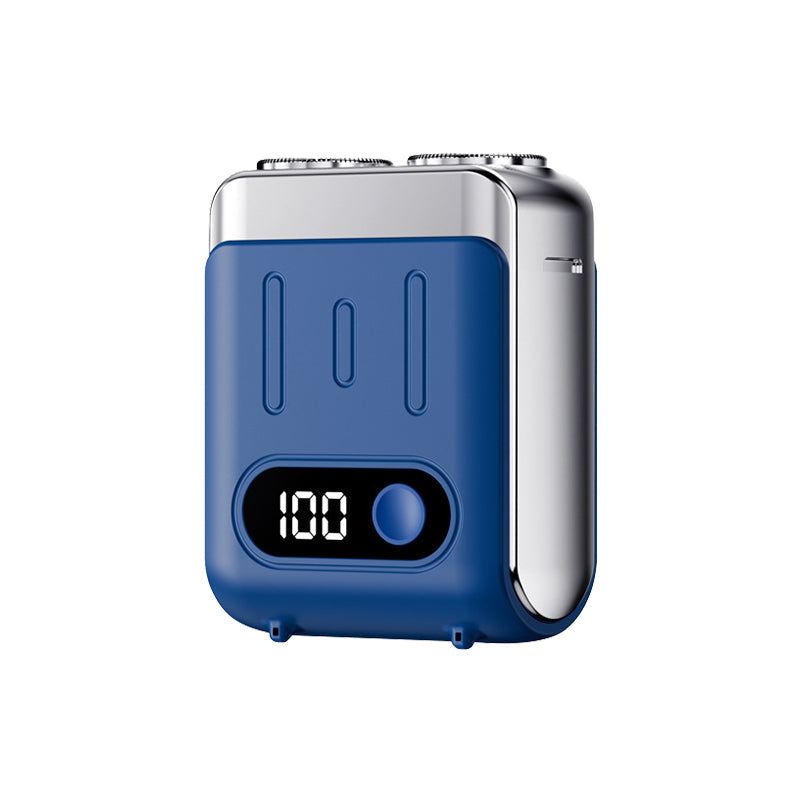 Mini rasoir électrique rotatif portable pour hommes