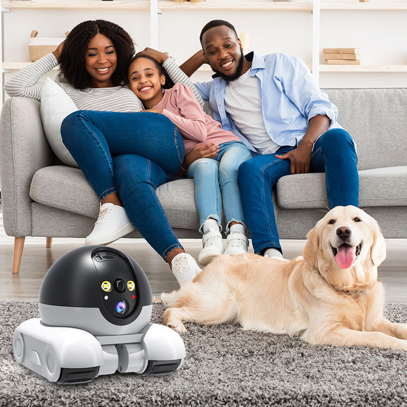 Caméra robot mobile pour animaux de compagnie 2025 – Nouveau produit révolutionnaire [HD sans fil intelligent à distance] Spécial : 50 %