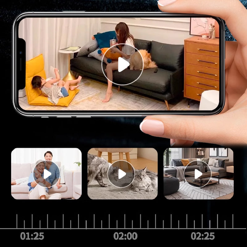 Caméra robot mobile pour animaux de compagnie 2025 – Nouveau produit révolutionnaire [HD sans fil intelligent à distance] Spécial : 50 %