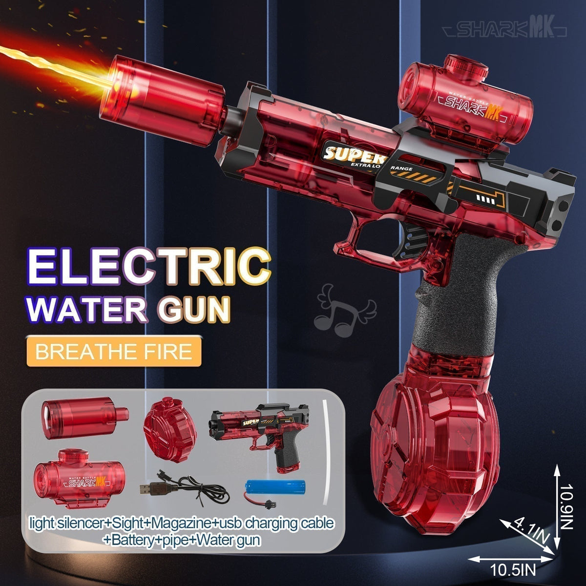 D't Pistolet à eau Explosion de glace en mode rapide
