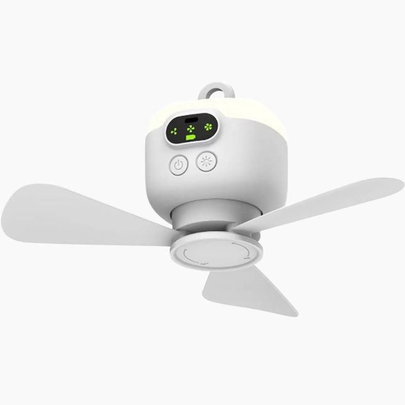 DE RÉDUCTION Ventilateur de plafond rechargeable avec éclairage LED