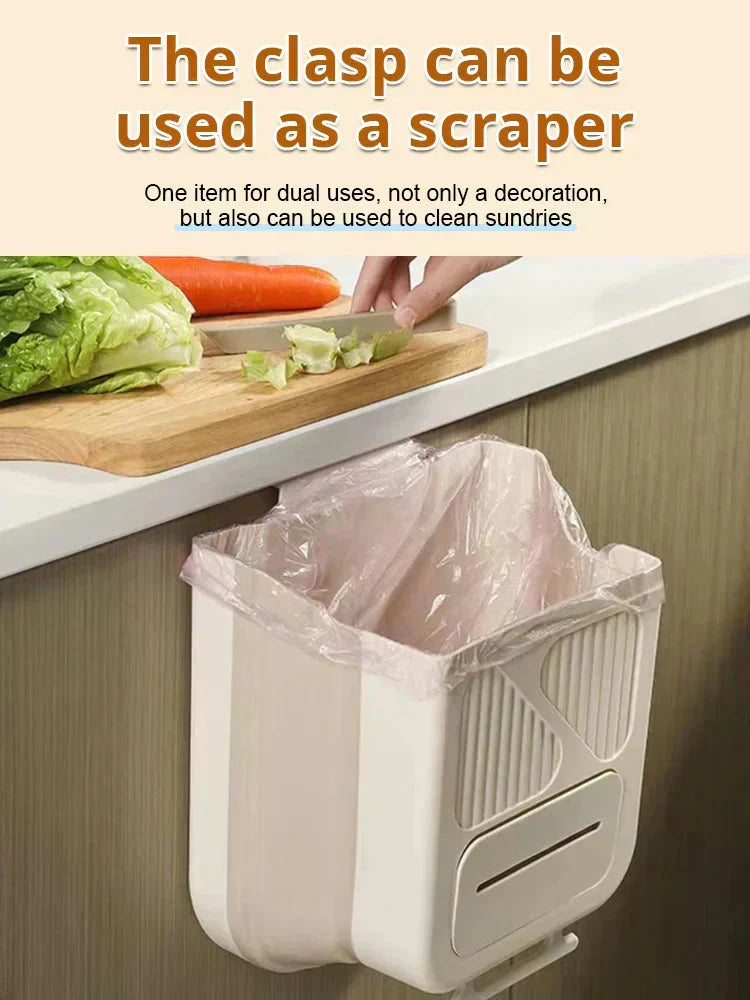 Panier suspendu pliable, pratique et compact, polyvalent, idéal cuisine et rangement
