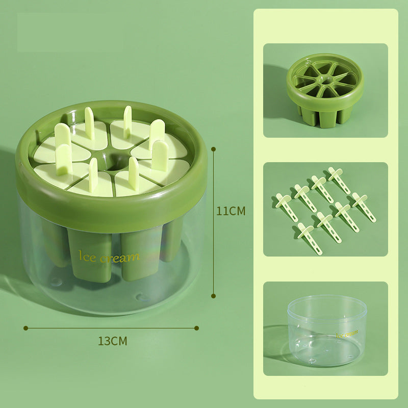 Moule sain 8 cavités, bâtonnets + boîte glaces maison