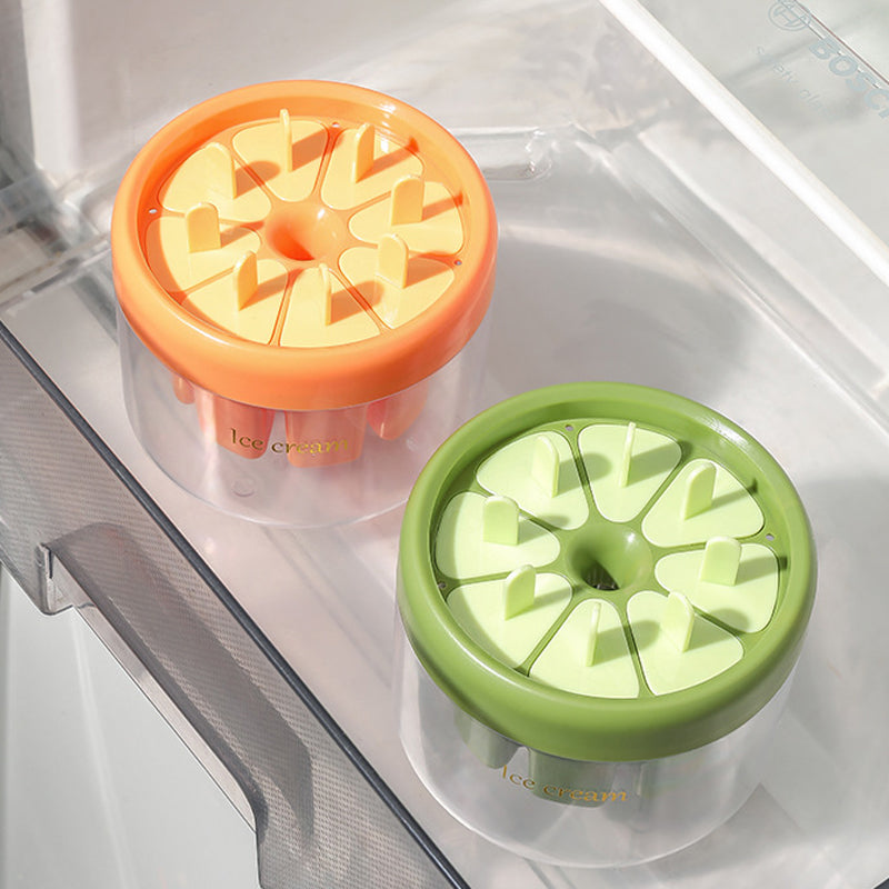 Moule sain 8 cavités, bâtonnets + boîte glaces maison