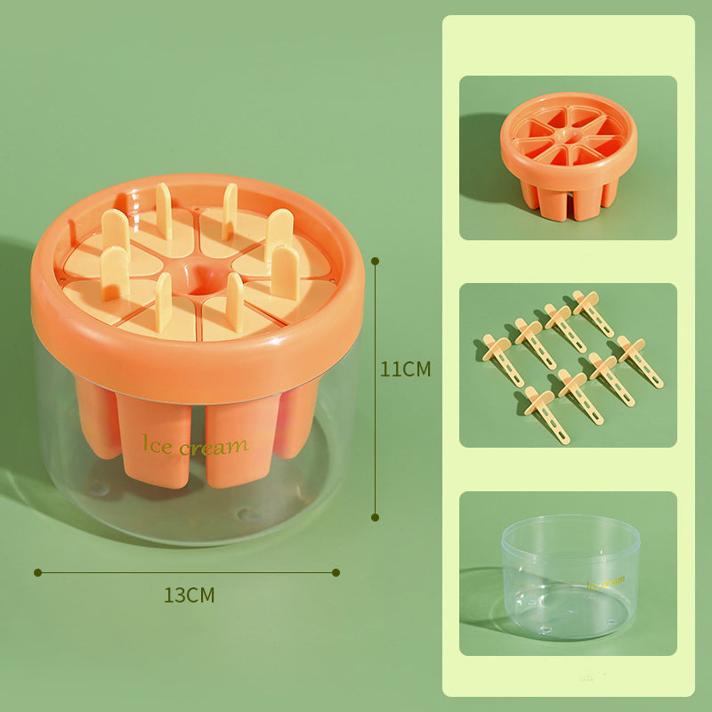 Moule sain 8 cavités, bâtonnets + boîte glaces maison