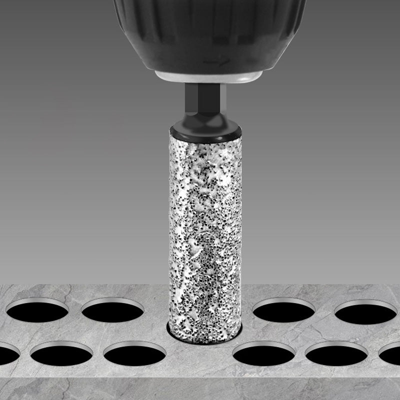 Ouvre-trou spécialisé 2-en-1 pour perçage à sec à queue hexagonale brasée