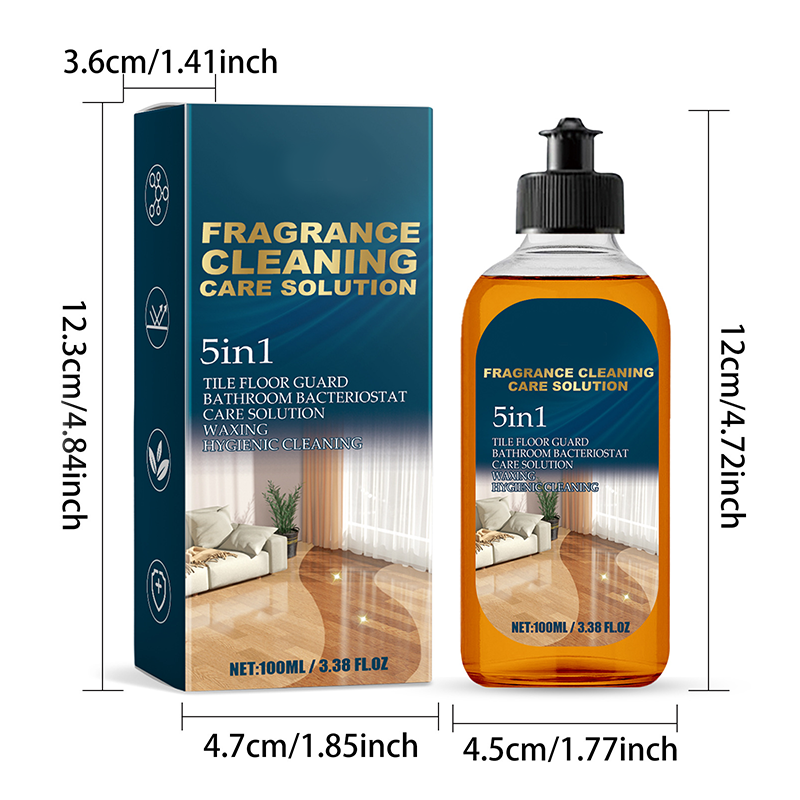 Nettoyant pour sols à séchage rapide et détachant avec parfum longue durée
