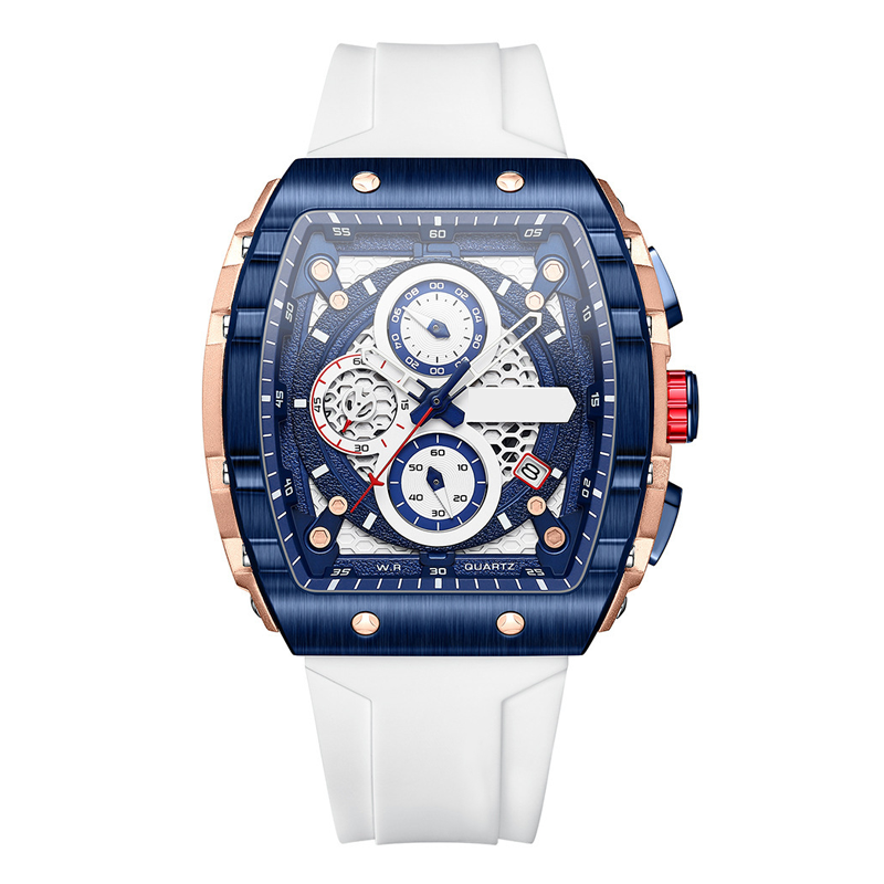 LIVRAISON GRATUITE Montre quartz multifonctionnelle pour hommes au style cyberpunk et futuriste