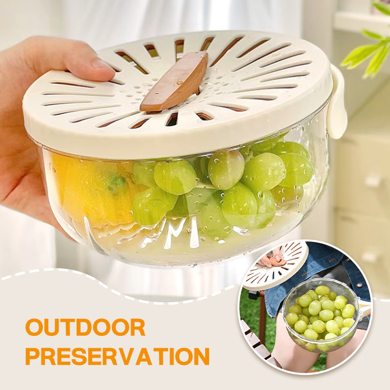Panier de drainage multifonction avec couvercle