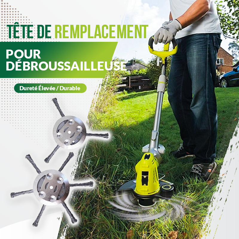 ACHETEZ-EN 1, OBTENEZ-EN 1 GRATUIT : Tête de remplacement pour débroussailleuse universelle, installation facile et construction durable pour le jardinage