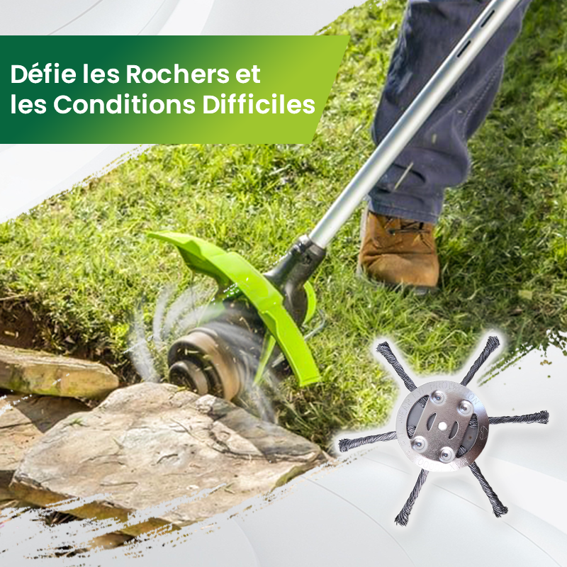 ACHETEZ-EN 1, OBTENEZ-EN 1 GRATUIT : Tête de remplacement pour débroussailleuse universelle, installation facile et construction durable pour le jardinage