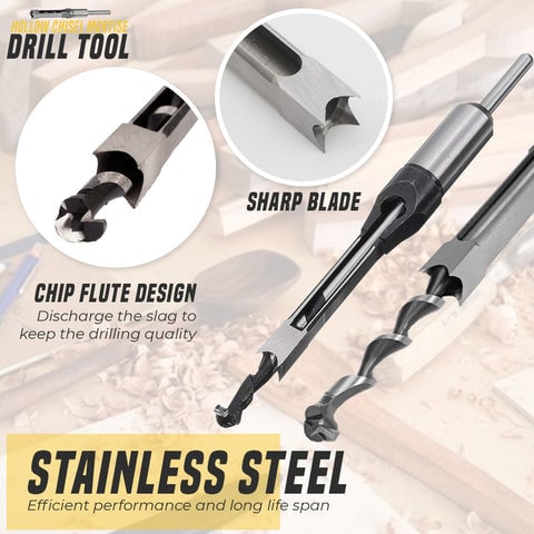 Bons outils Outil de forage à mortaiser à ciseau creux